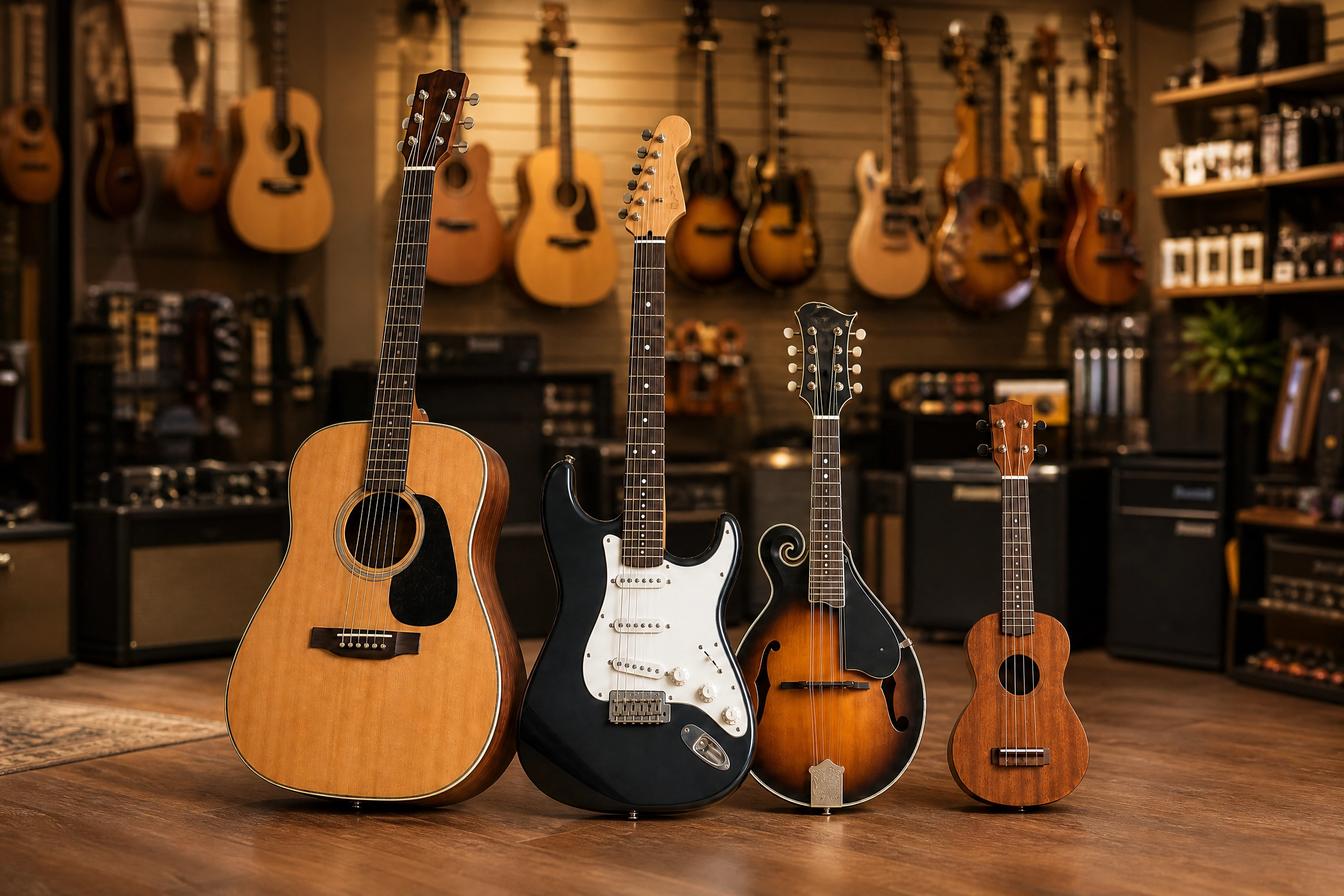 Guitars & Ukuleles
