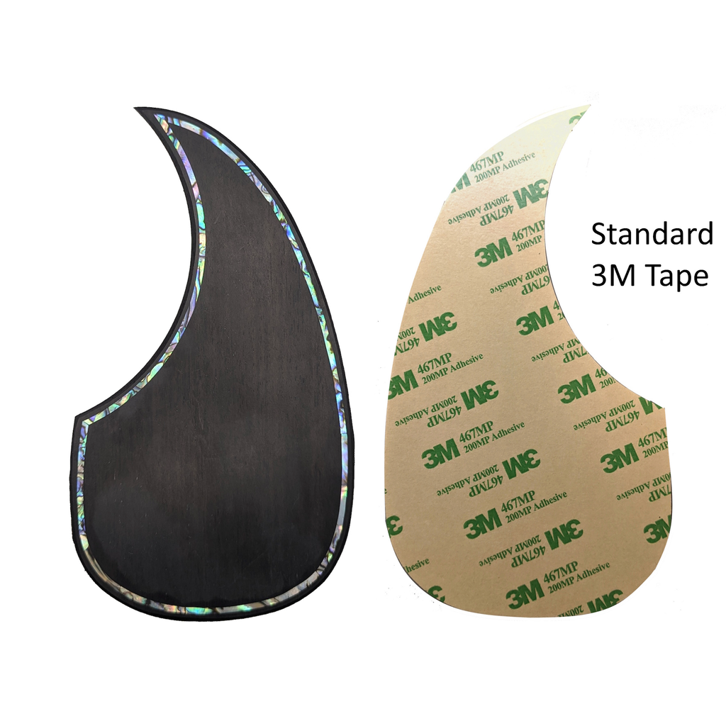 Acoustic Guitar Rosewood Teardrop Pickguard Colorful Abalone Outline Inlay