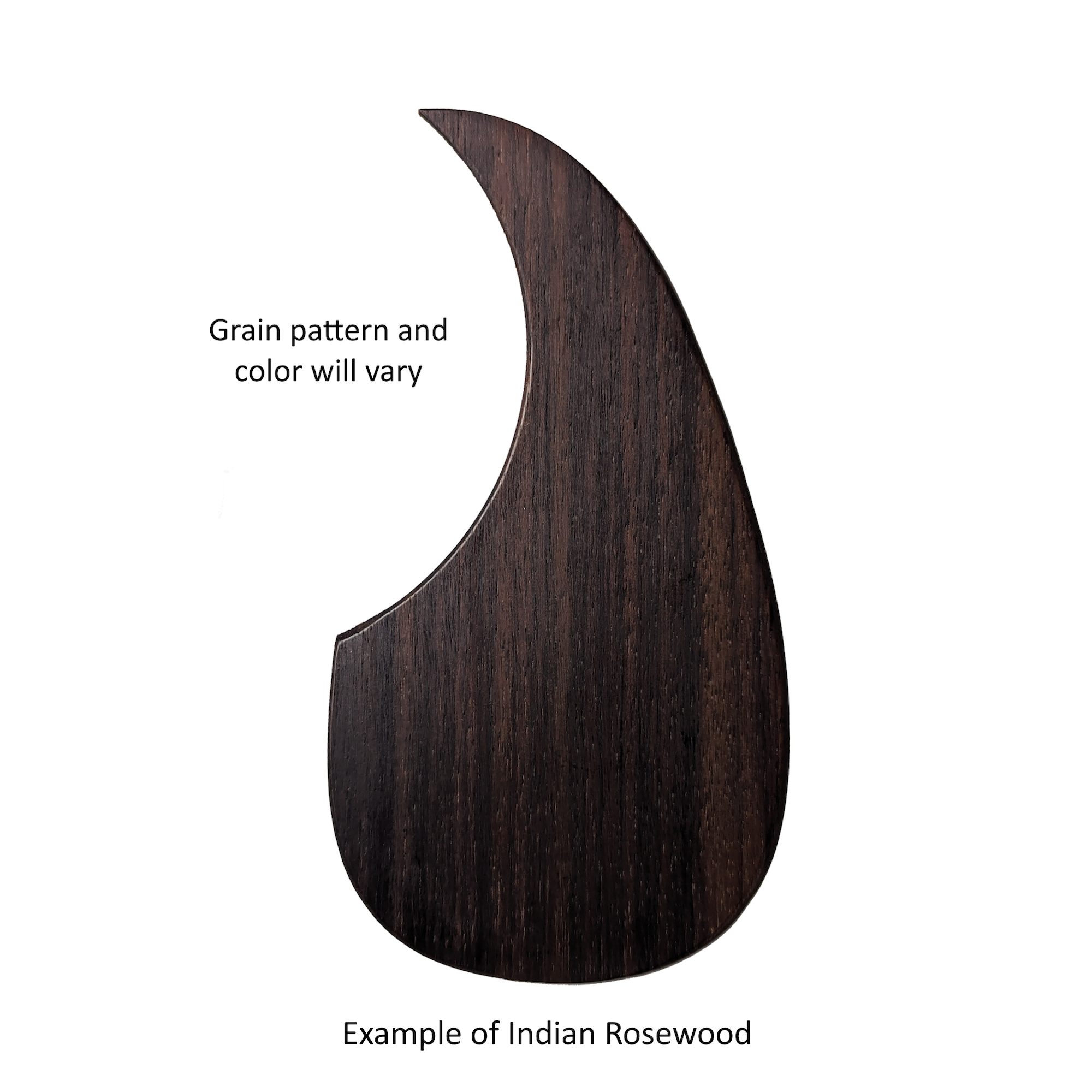Martin DJR-E Dreadnought Junior Guitar Pickguard | Rosewood Mahogany Handcrafted Replacement Guitar Parts & Accessories