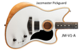 Acoustasonic Jazzmaster Pickguard | Solid Wood, Carbon Fiber or Plastic | Custom Guitar Part