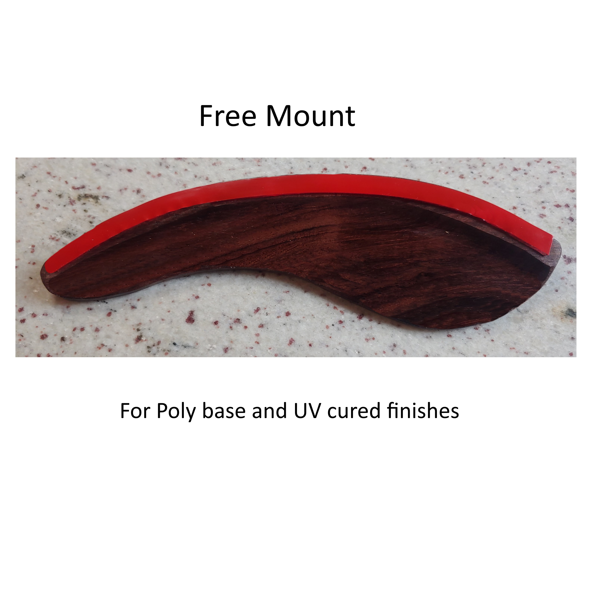 Handmade Mandolin Armrest: Solid Wood Comfort, Improved Sound