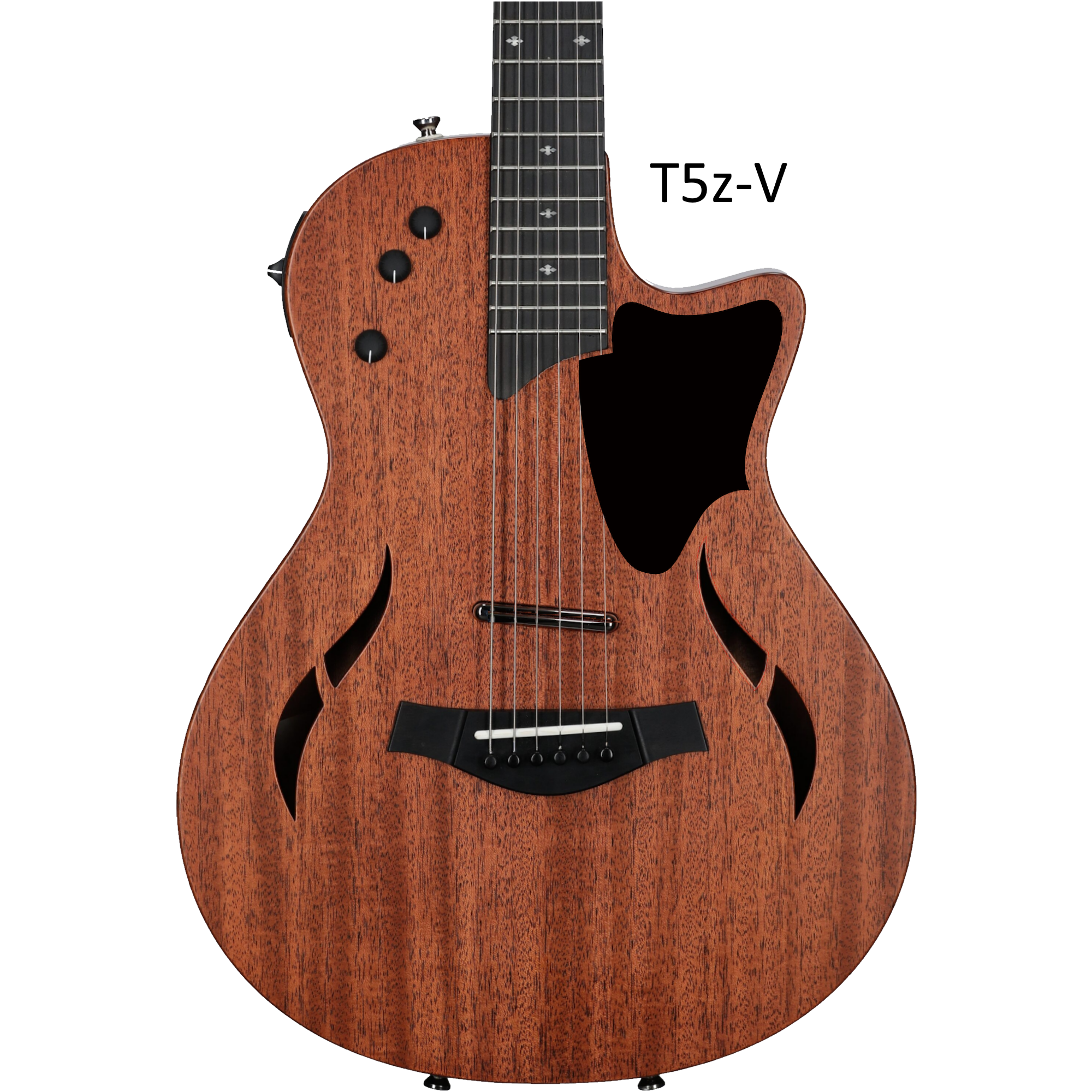 Handcrafted Wood Pickguard for Taylor T5z Guitar - Free Mount