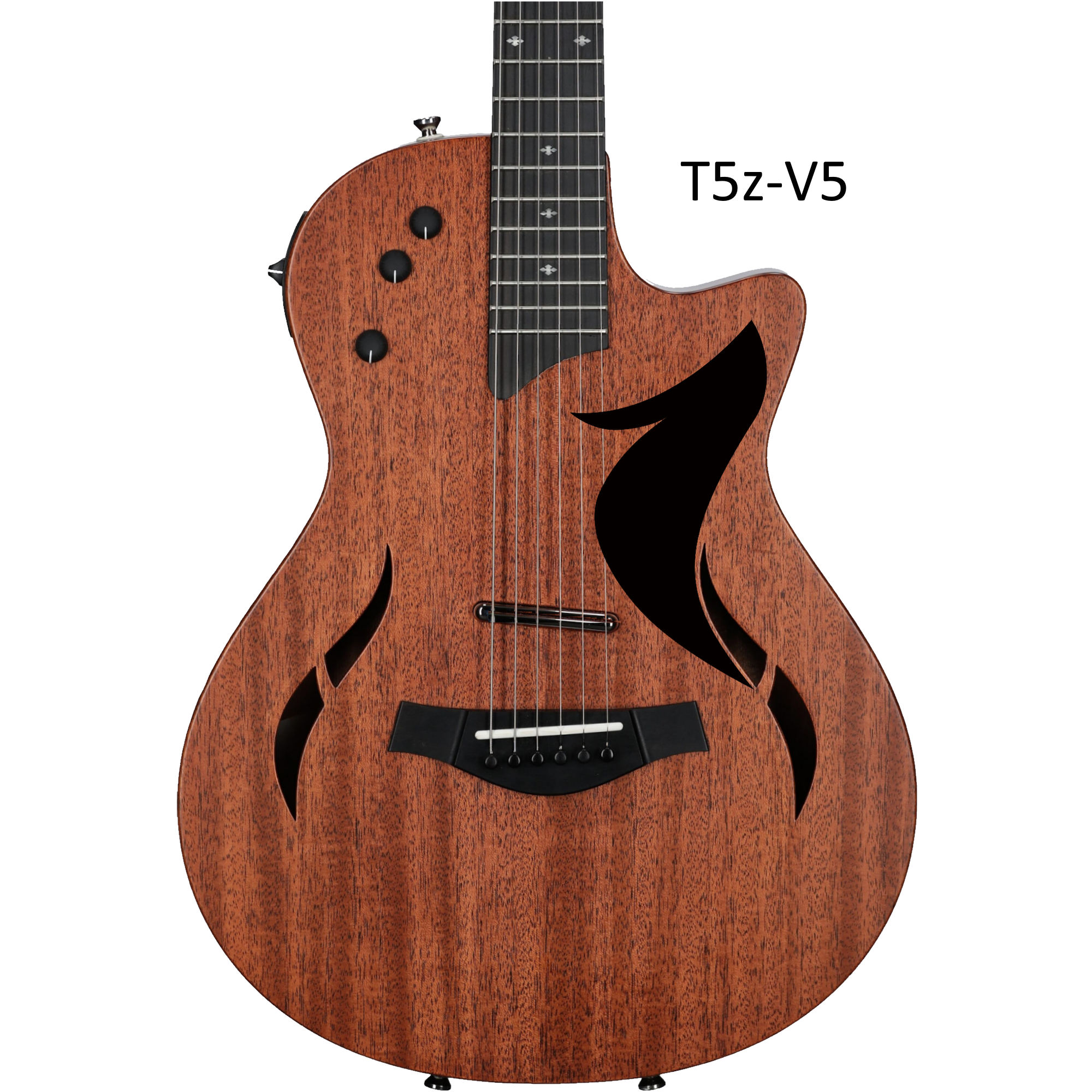 Handcrafted Wood Pickguard for Taylor T5z Guitar - Free Mount