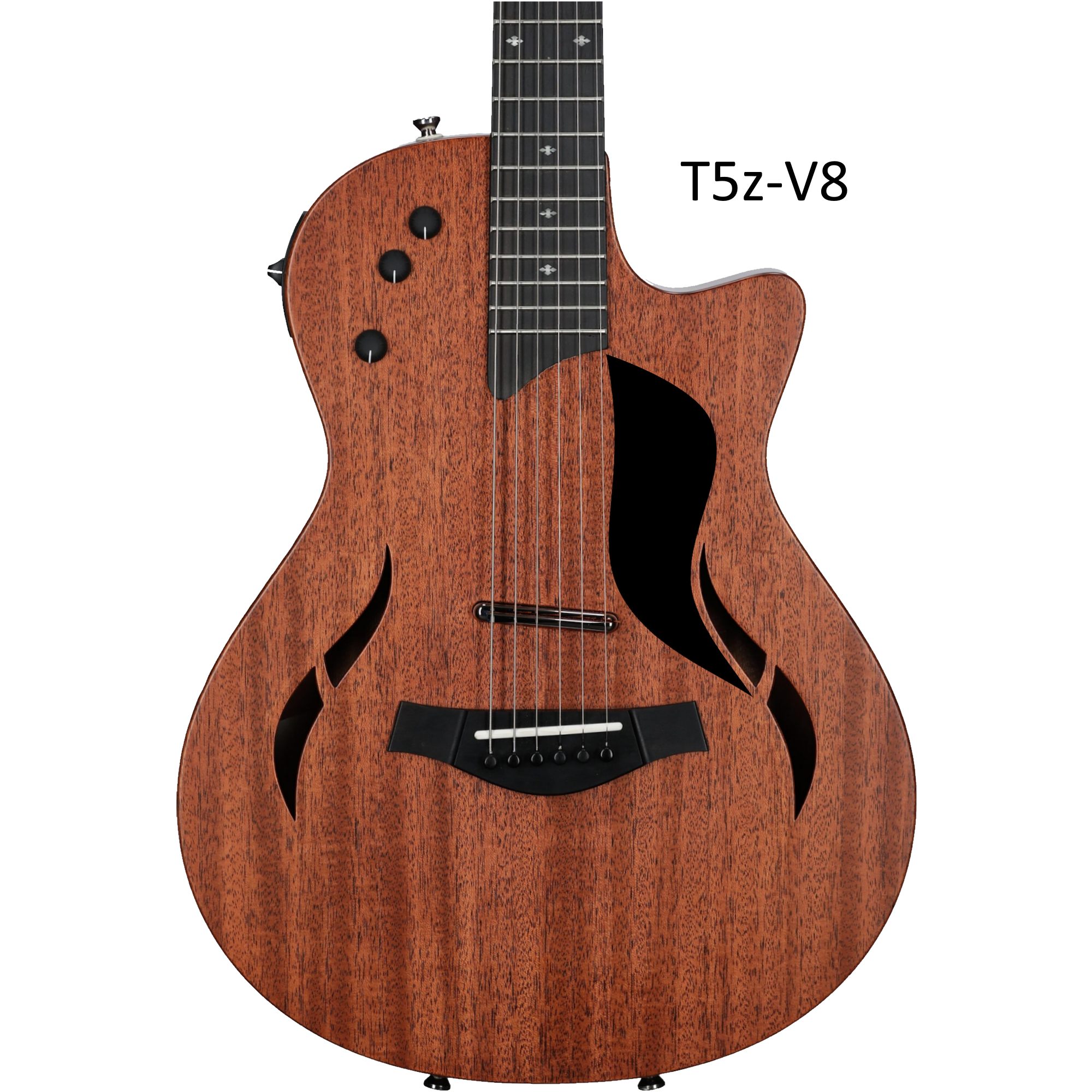Handcrafted Wood Pickguard for Taylor T5z Guitar - Free Mount