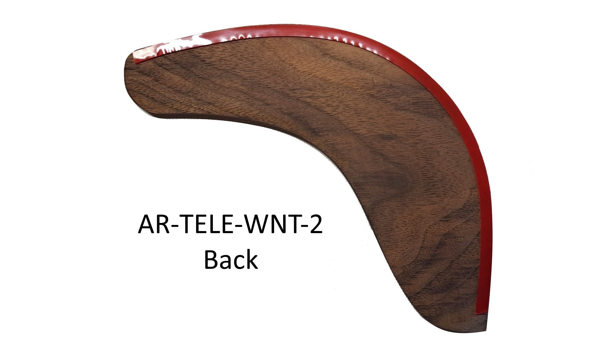 Telecaster Guitar Armrest: Solid Wood, Maple Inlay, Custom Fit