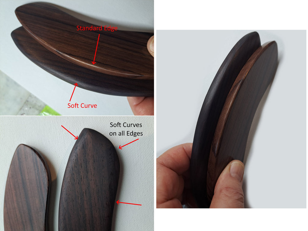 Custom Made Taylor GS Mini Armrest: Exotic Woods, Curved Edge - Improves Sound