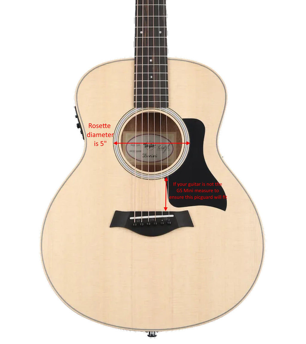 Taylor GS Mini Guitar Solid Wood Pickguard Optional Free Mount Option
