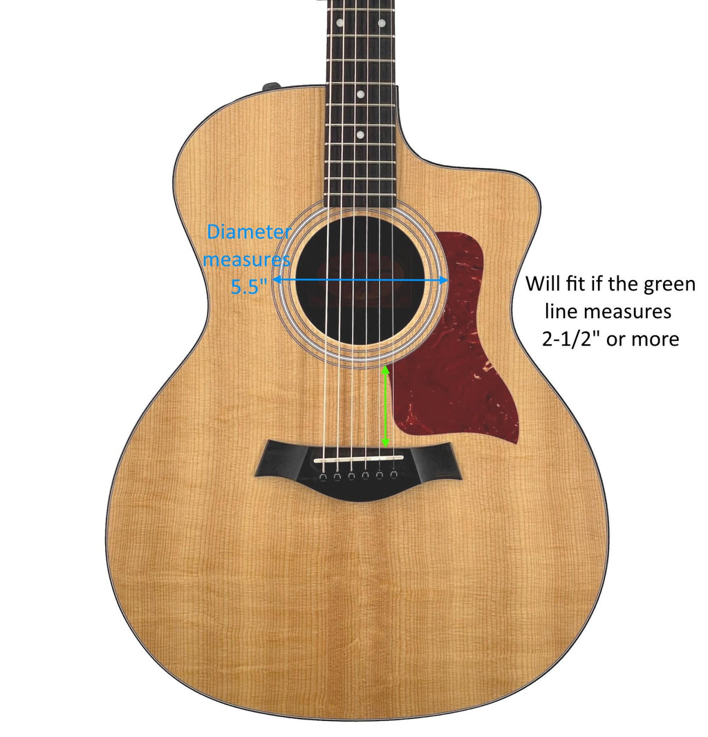 Handcrafted Solid Wood Pickguard for Taylor Guitars: Free Mount System