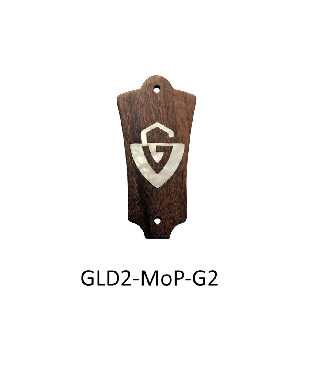 Guild Truss Rod Cover Rosewood & Abalone or White Mother of Pearl "G" Logo