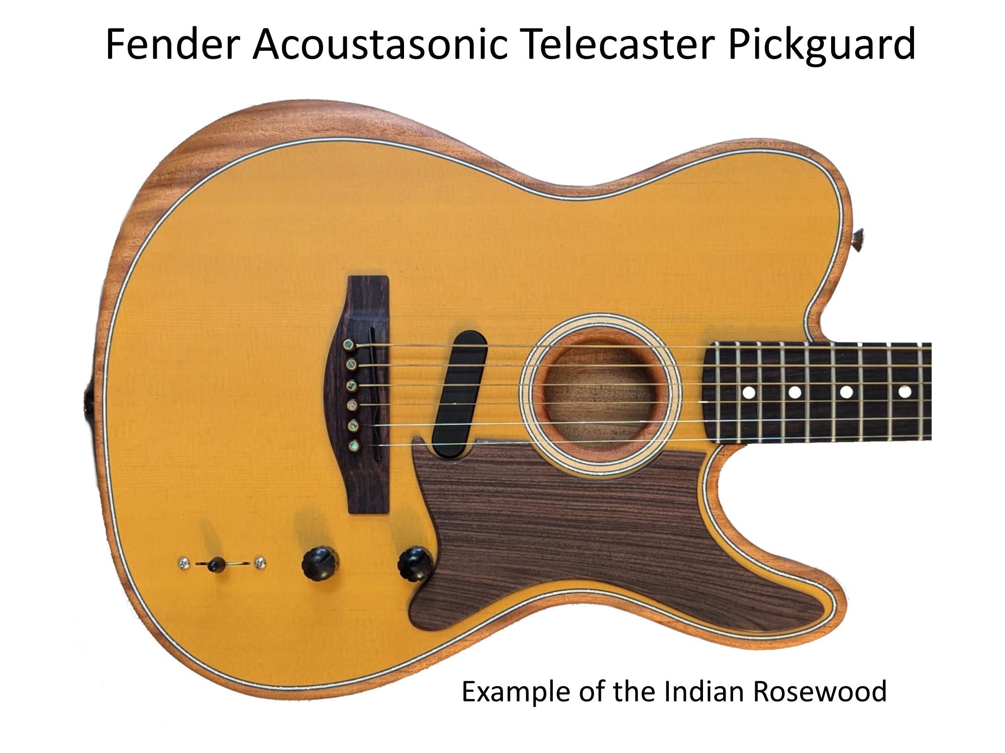Acoustasonic Telecaster Pro Wood Pickguards