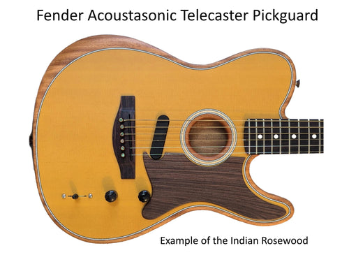 Acoustasonic Telecaster Pro Wood Pickguards