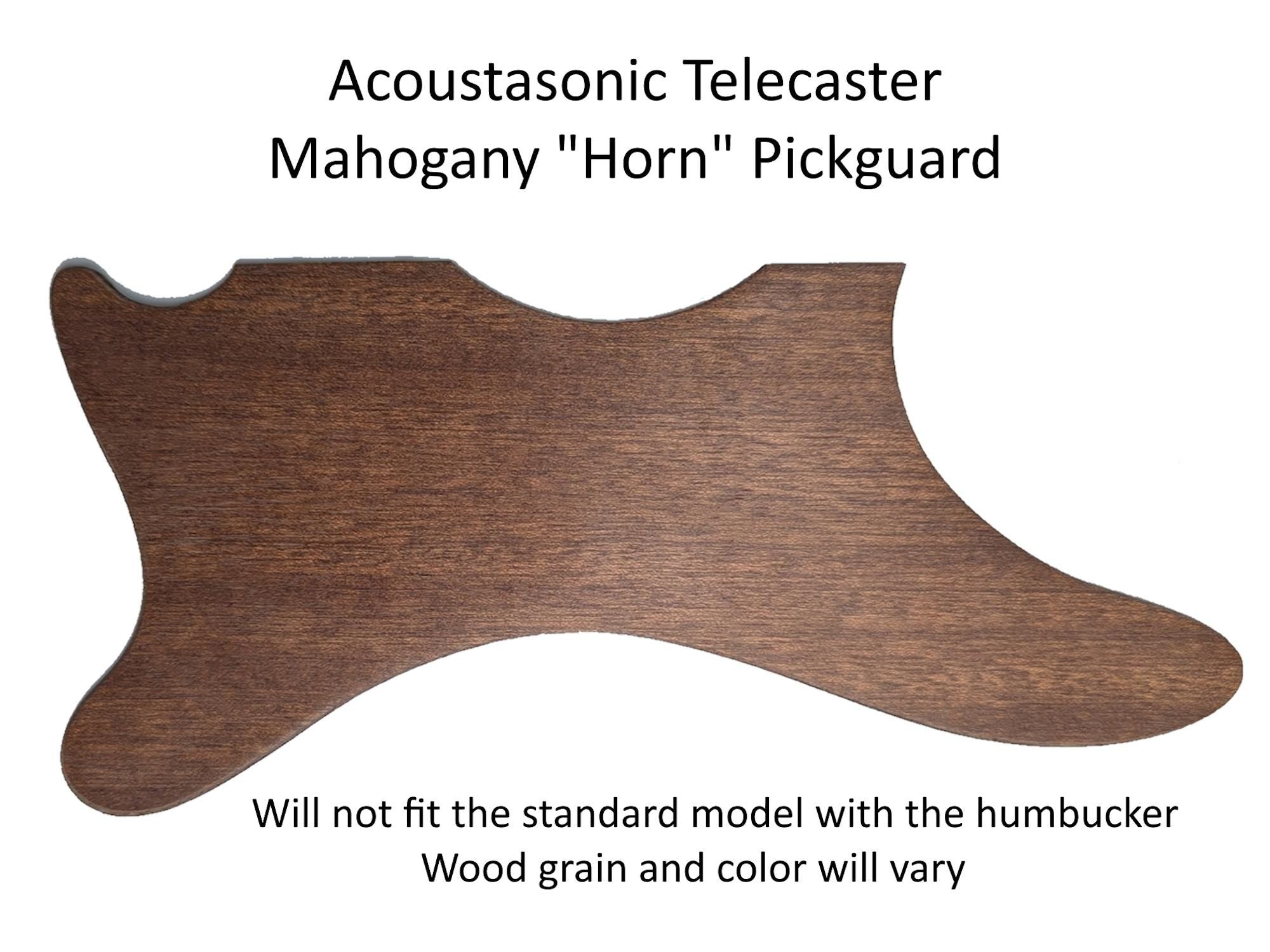 Acoustasonic Telecaster Pro Wood Pickguards