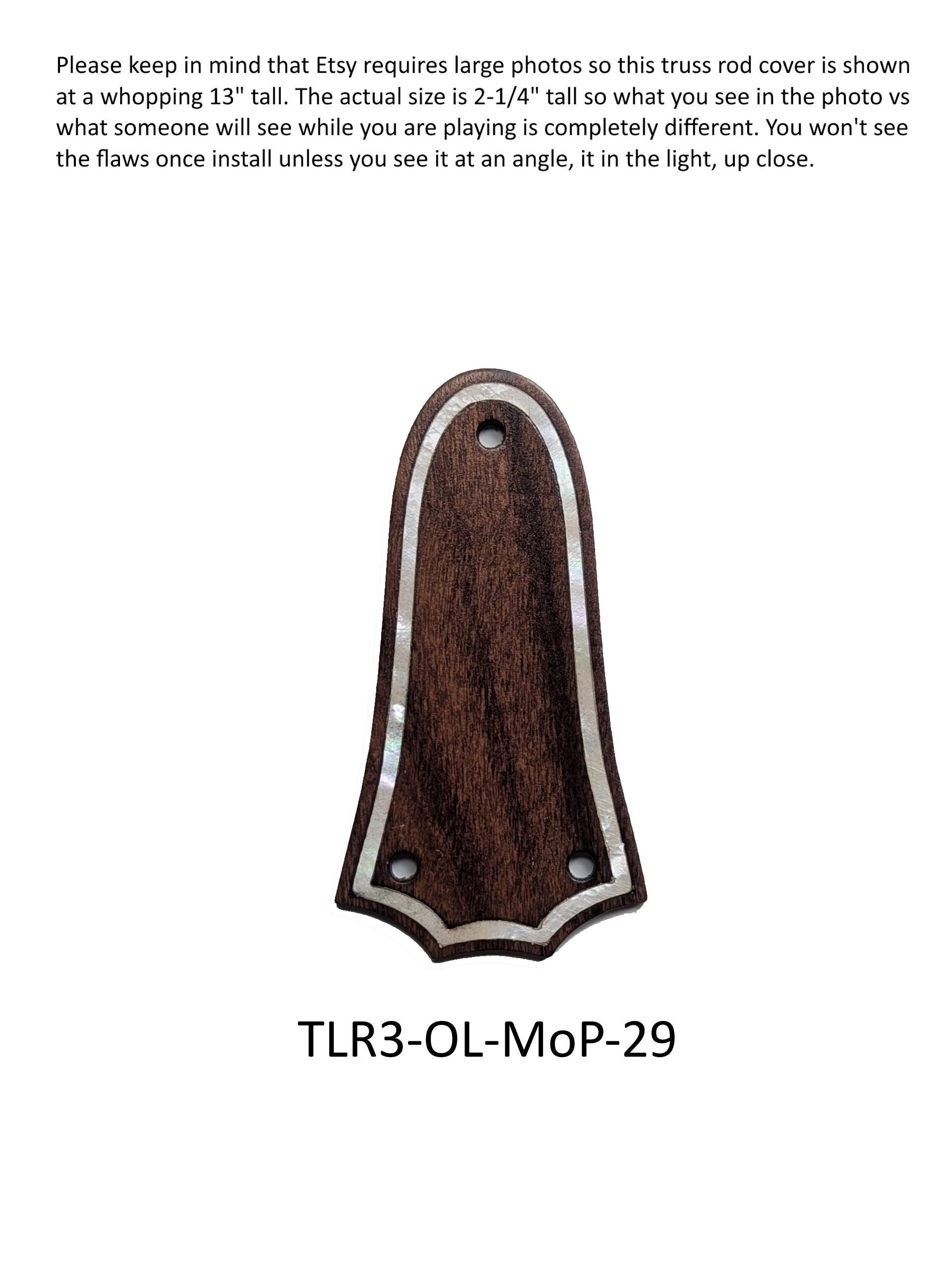 Rosewood Truss Rod Cover for Taylor Guitars – Mother of Pearl Inlay