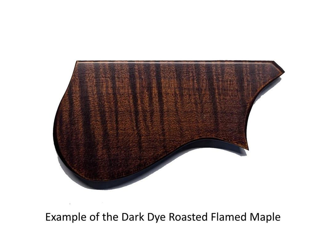 Mandolin Pickguard for Gibson F5/F9 – Handcrafted Roasted Flamed Maple, Durable & Stylish Accessory