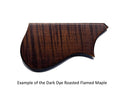Mandolin Pickguard for Gibson F5/F9 – Handcrafted Roasted Flamed Maple, Durable & Stylish Accessory