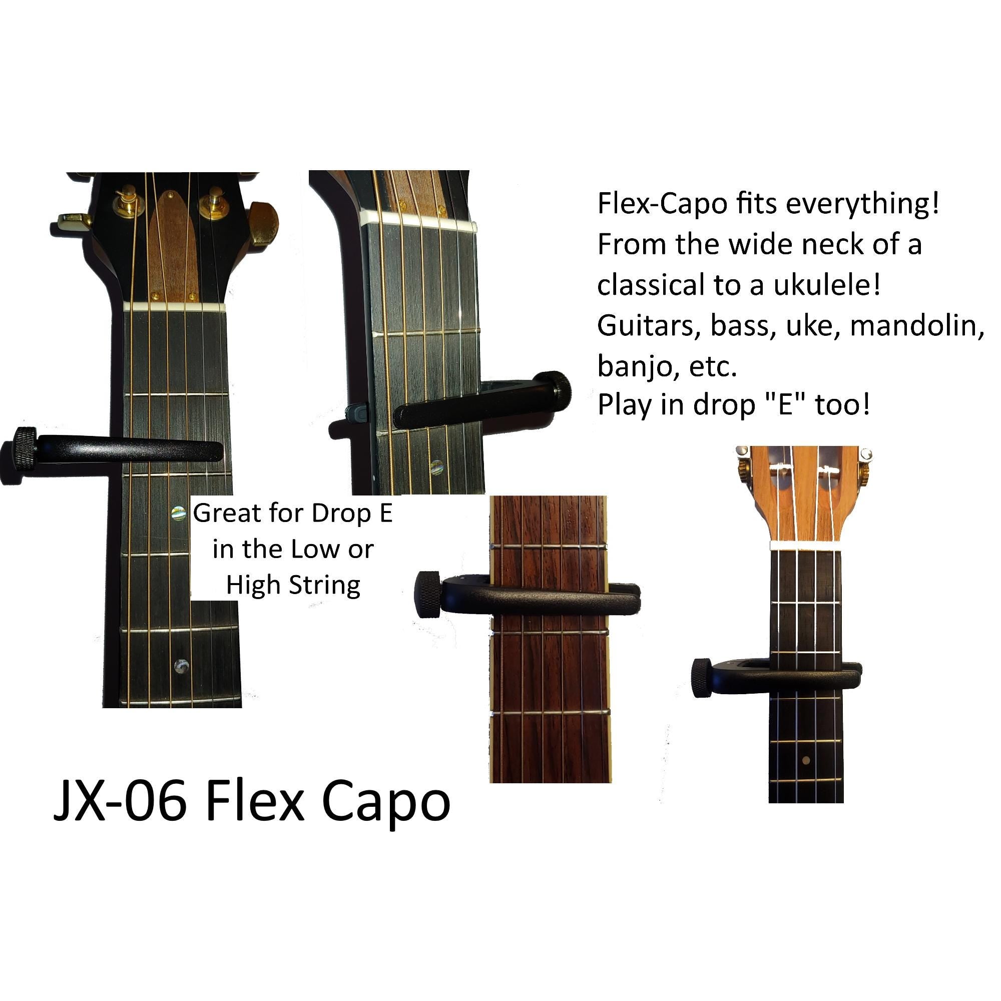 Capo Guitar - Mandolin - Banjo - Ukulele Choice of Trigger | Flex or Solo
