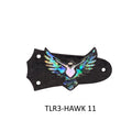 Rosewood Truss Rod Cover for Taylor Guitars Abalone Hawk Inlay, Solid Wood