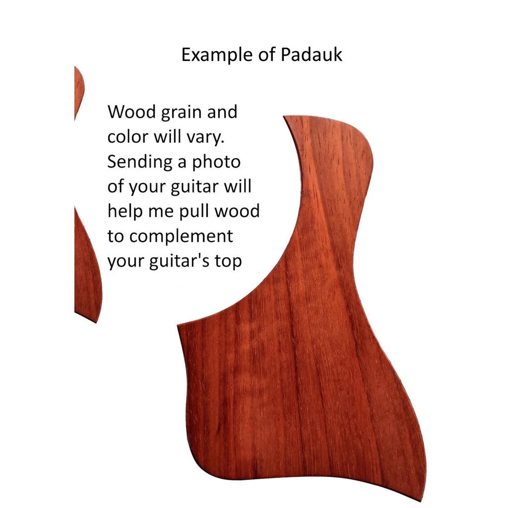 Made to Fit Taylor Baby Guitars- Handcrafted Solid Wood Pickguards