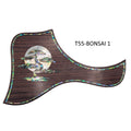 Bonsai Rising Moon Inlay Pickguard for Taylor Guitars (5.5" Rosette)
