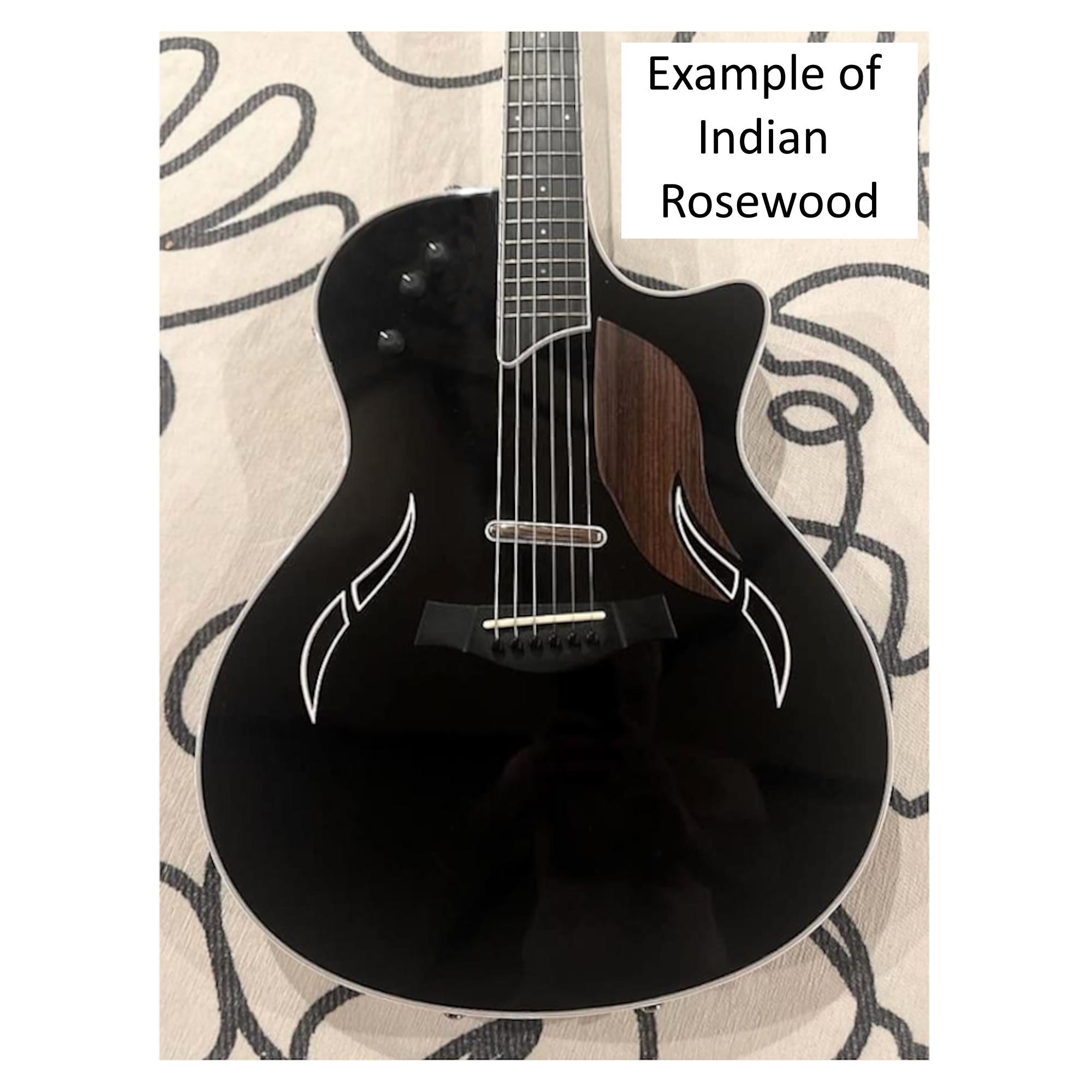 Taylor T5c Pickguard, Custom Cut Solid Wood Guitar Part, Acoustic & Electric Guitar Accessories