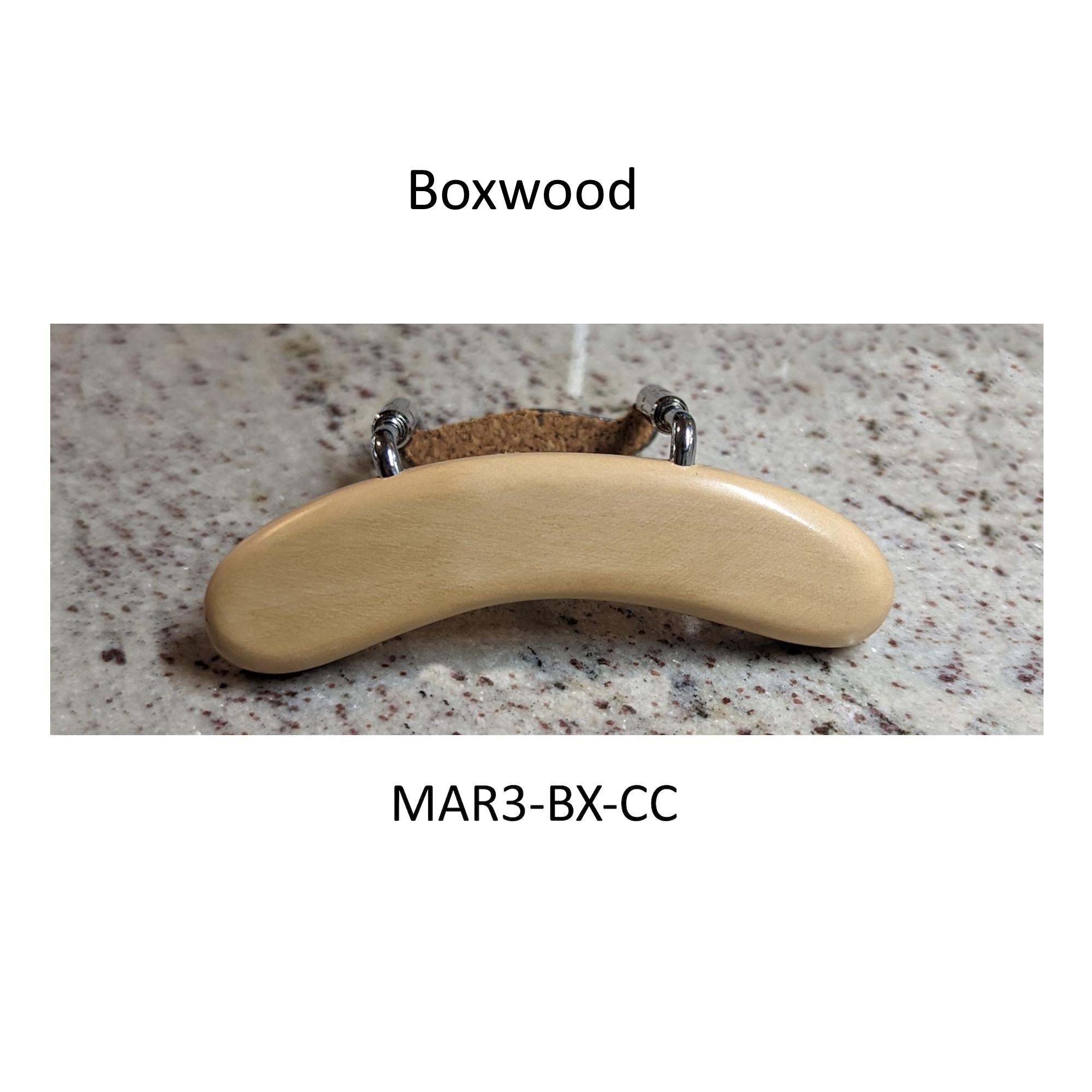 Custom Curve Mandolin Part Wood Armrest with Hardware