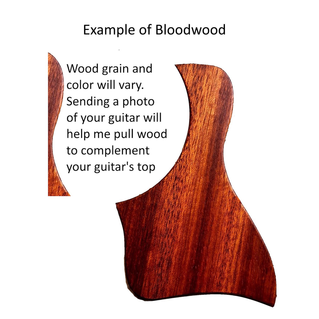 Made to Fit Taylor Baby Guitars- Handcrafted Solid Wood Pickguards