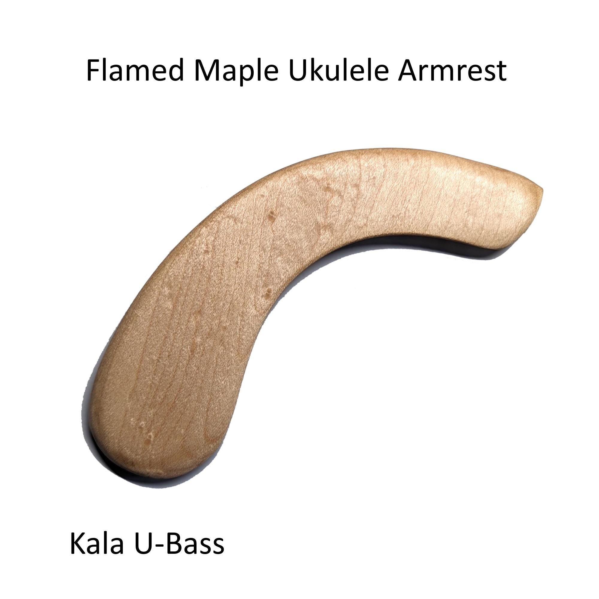 Ukulele Armrest: Solid Wood, Enhances Comfort & Tone Handcrafted Made to Order
