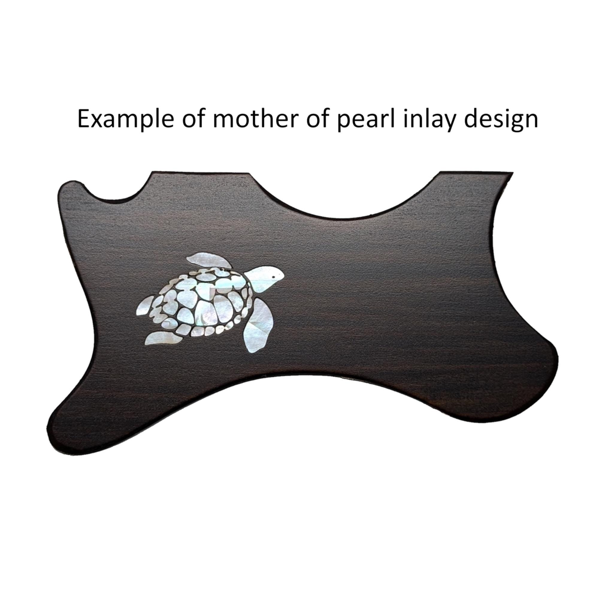 Handcrafted Solid Wood Pickguard for Fender Acoustasonic Telecaster