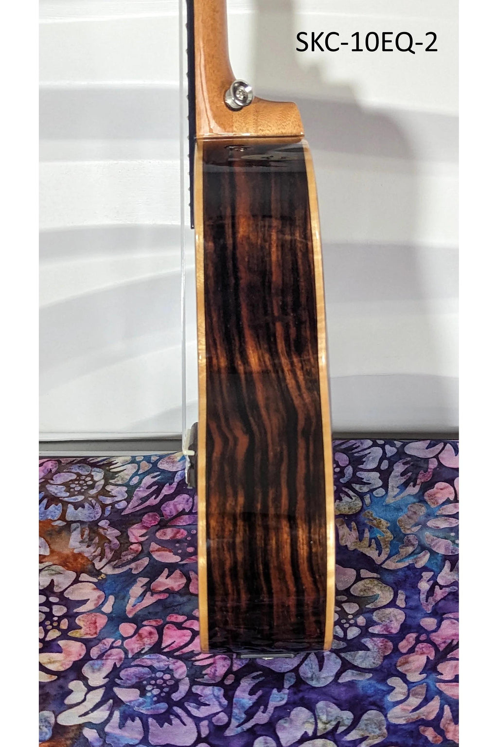 Smiger Acoustic Electric Concert Size Ukulele AA Ebony Wood
