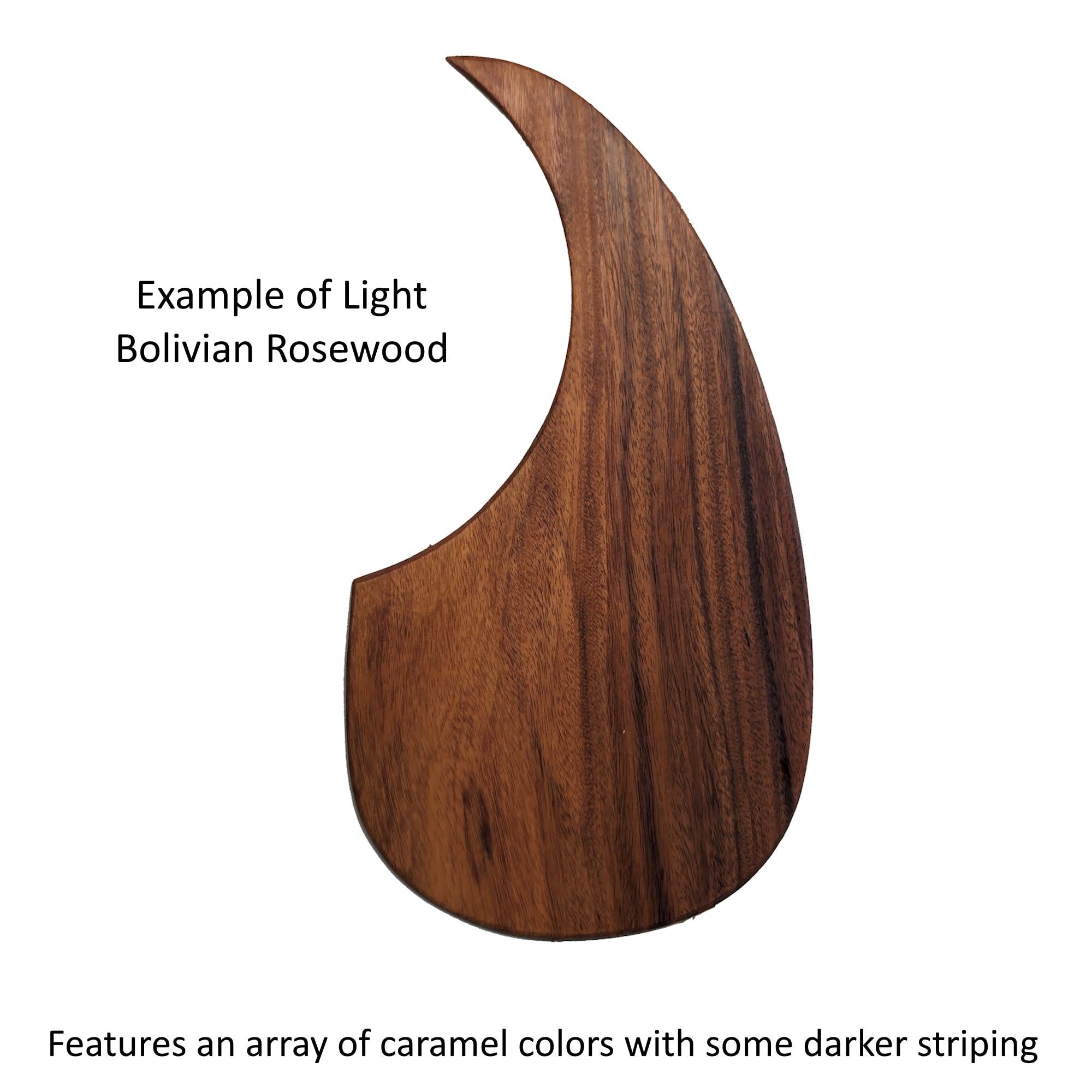 Fits Martin D15M Guitar Pickguard | Rosewood, Mahogany, or Koa | Free Mount System