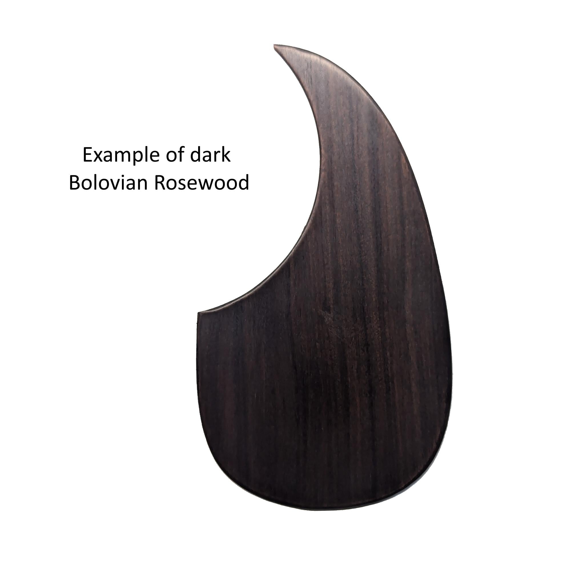 Fits Martin D15M Guitar Pickguard | Rosewood, Mahogany, or Koa | Free Mount System