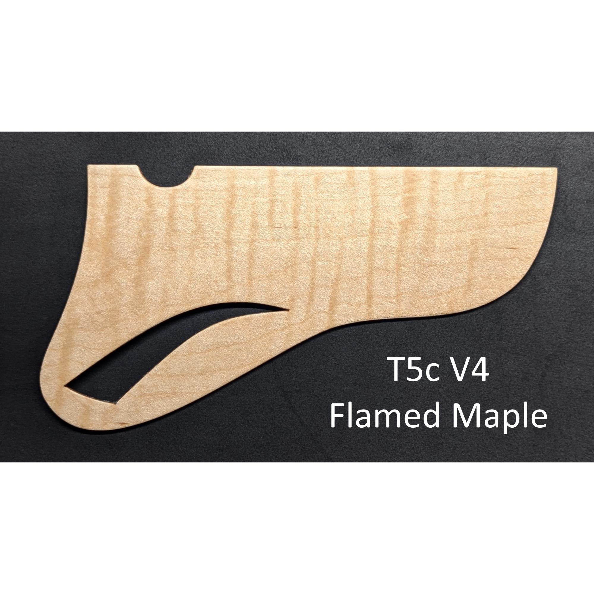 Taylor T5c Pickguard, Custom Cut Solid Wood Guitar Part, Acoustic & Electric Guitar Accessories