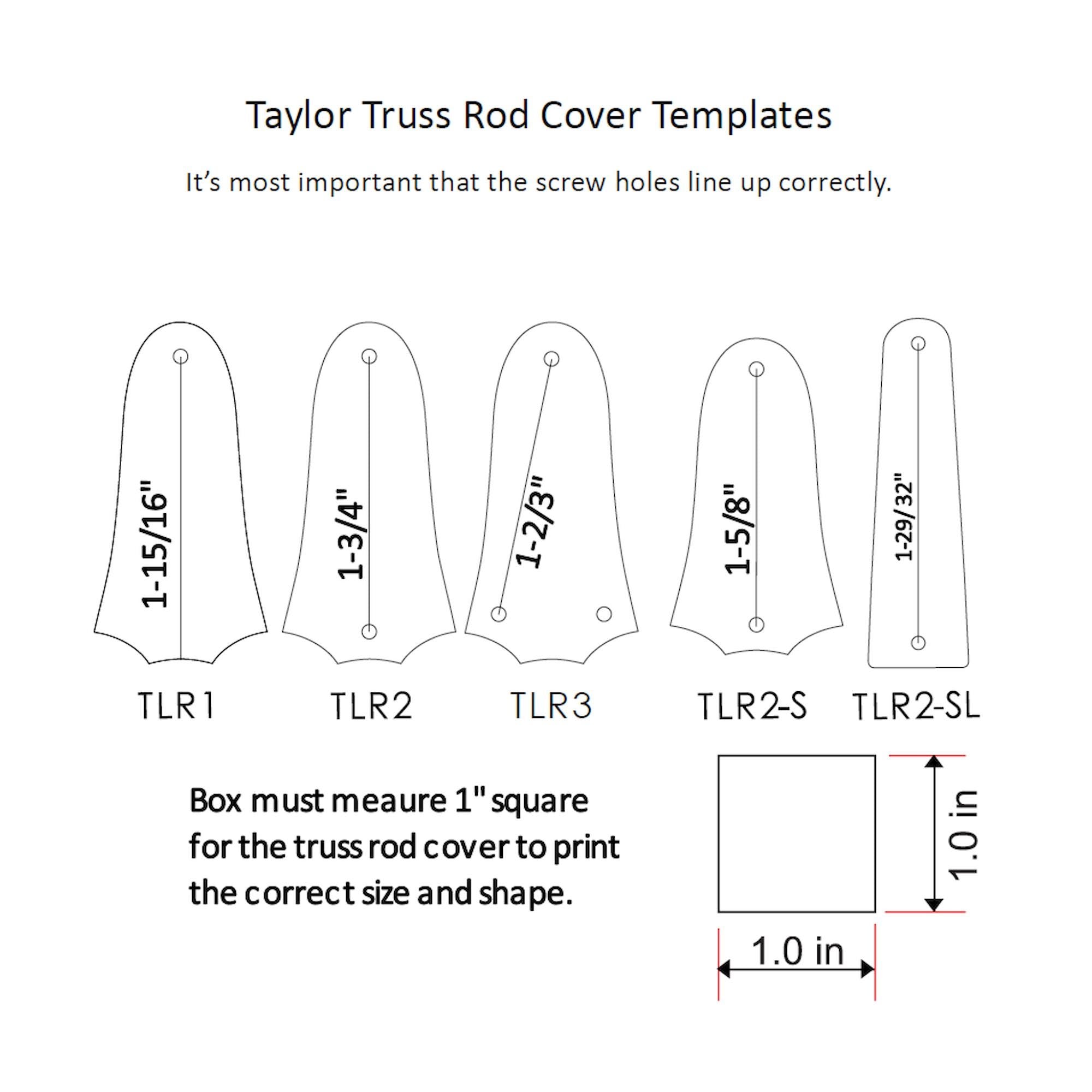Taylor Guitar Truss Rod Cover Fits GS Mini– Abalone Mother of Pearl Owl Inlay