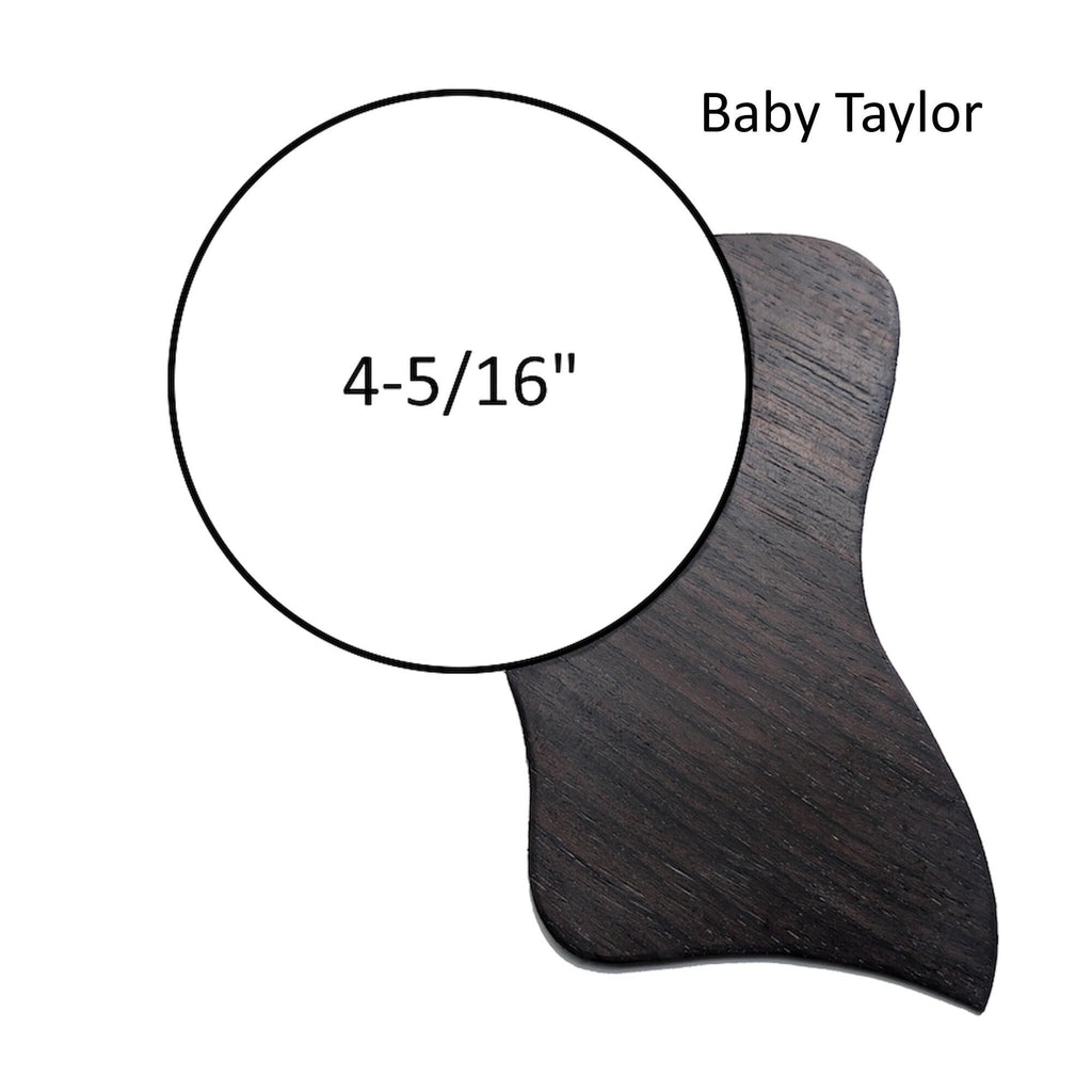 Taylor Guitars Twill Cut Natural Rosewood Pickguard, Custom Part