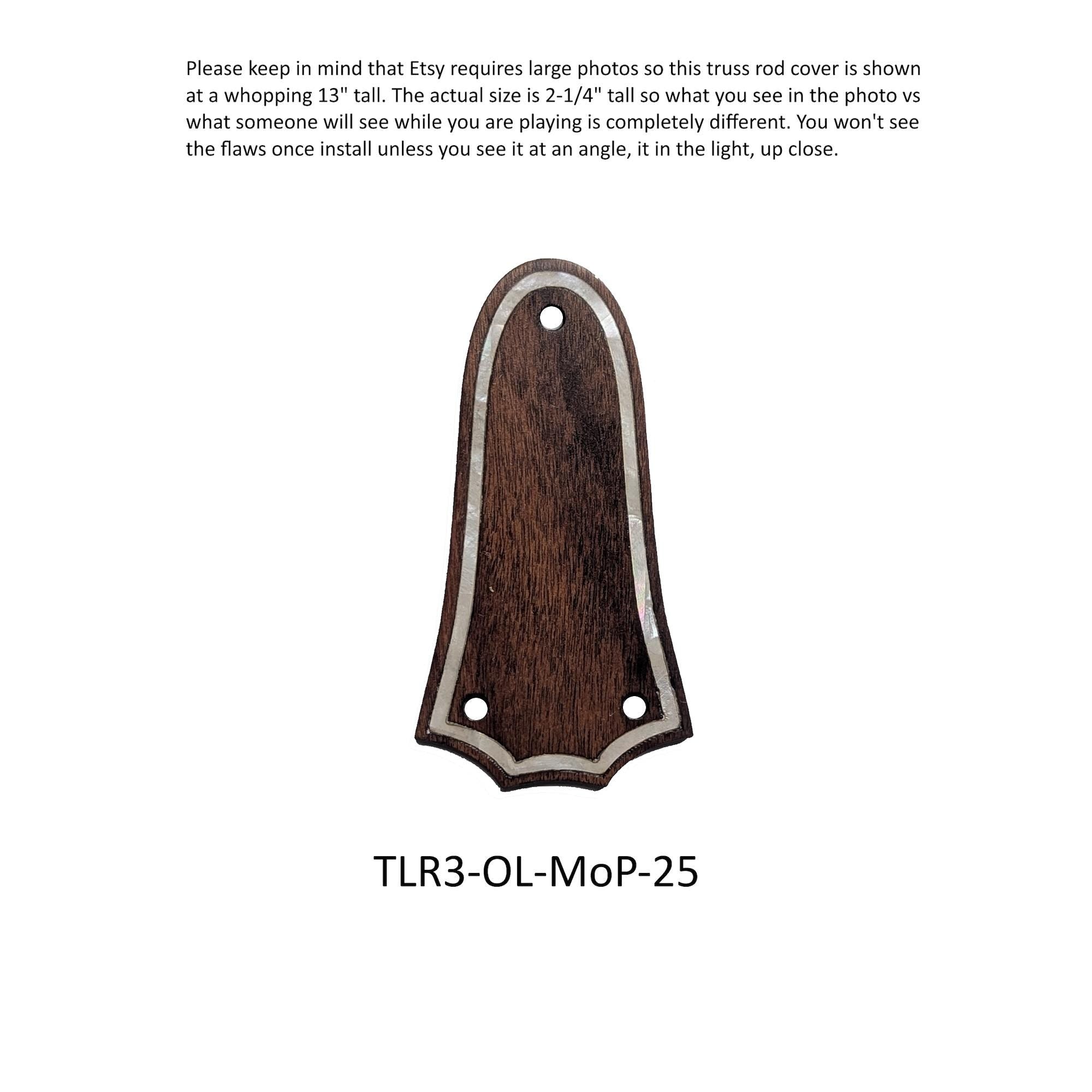 Rosewood Truss Rod Cover for Taylor Guitars – Mother of Pearl Inlay