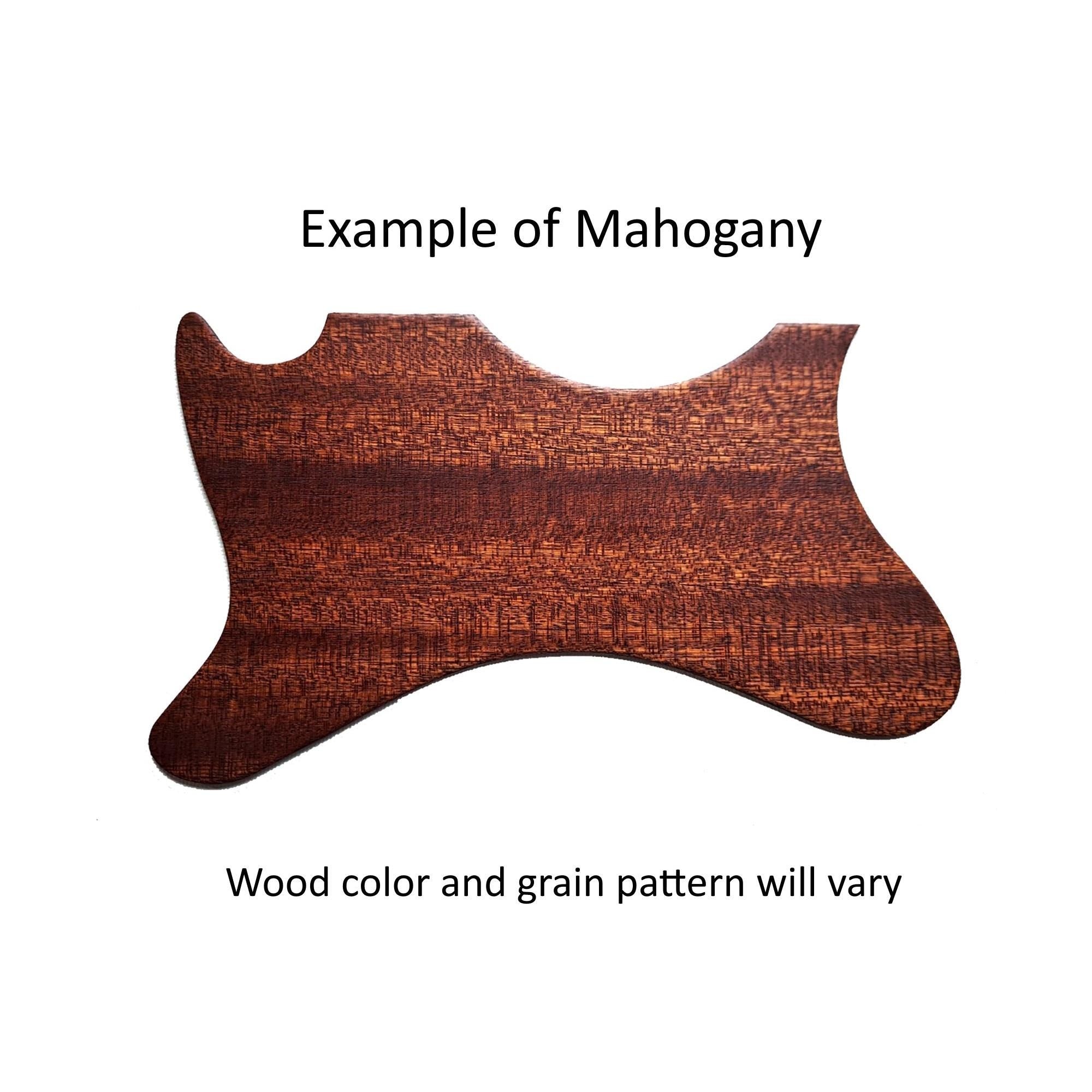 Handcrafted Solid Wood Pickguard for Fender Acoustasonic Telecaster