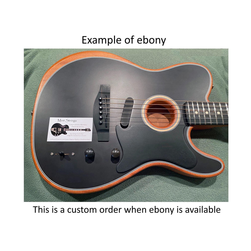 Handcrafted Solid Wood Pickguard for Fender Acoustasonic Telecaster