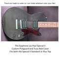 Custom Pickguard Epiphone Les Paul LP Special II | Matching Truss Rod Cover | Handcrafted Wood