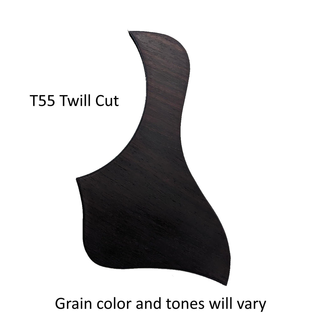 Taylor Guitars Twill Cut Natural Rosewood Pickguard, Custom Part