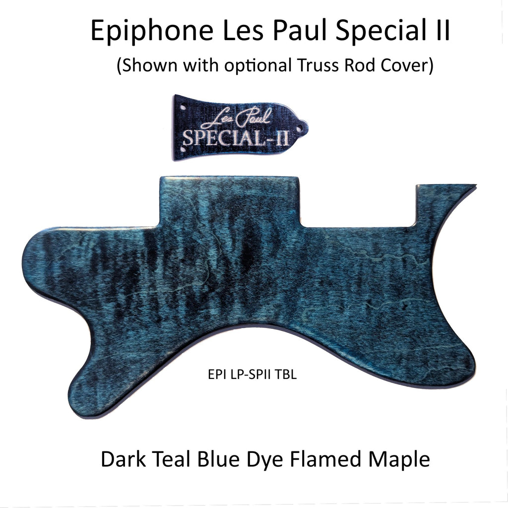 Custom Pickguard Epiphone Les Paul LP Special II | Matching Truss Rod Cover | Handcrafted Wood