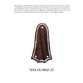 Rosewood Truss Rod Cover for Taylor Guitars – Mother of Pearl Inlay