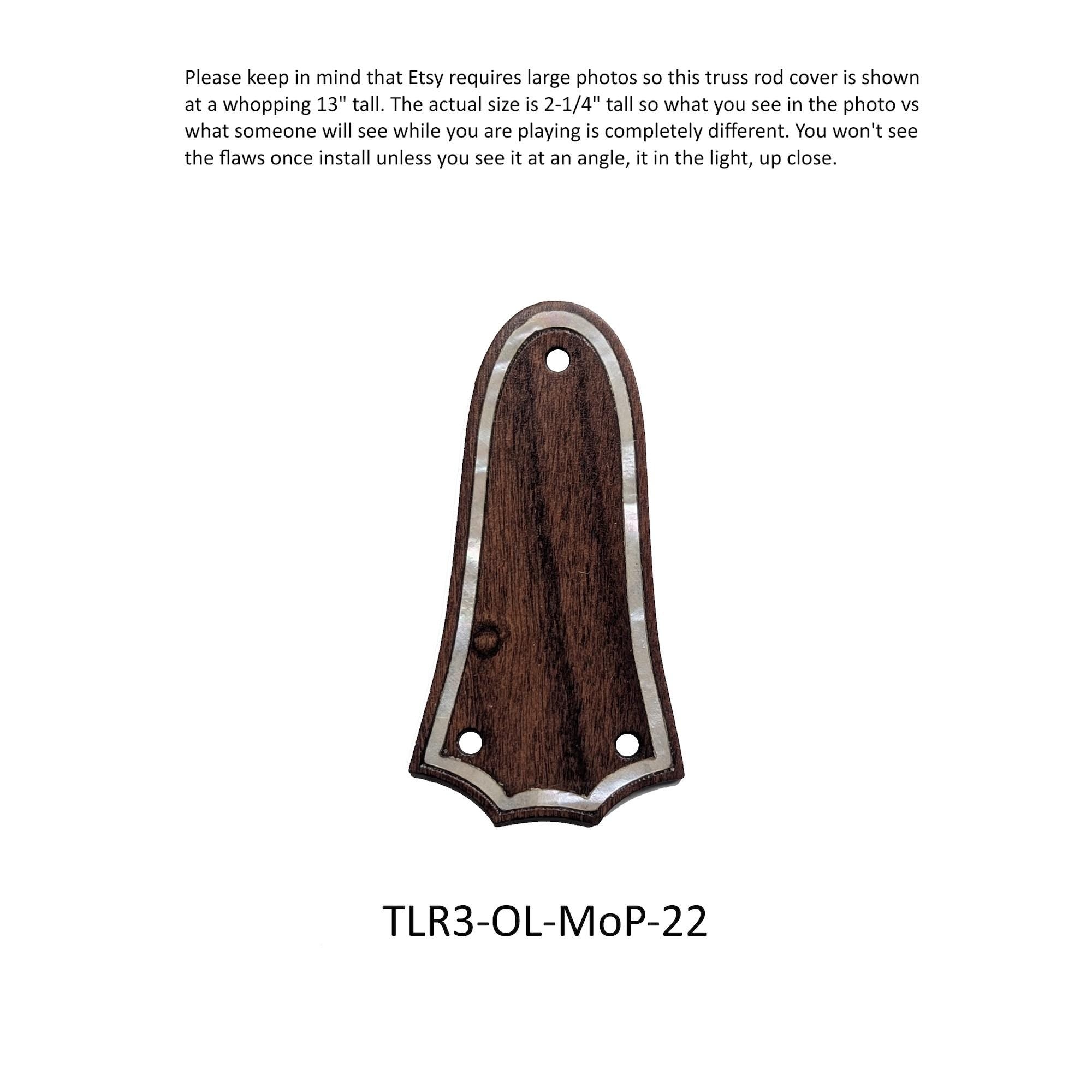 Rosewood Truss Rod Cover for Taylor Guitars – Mother of Pearl Inlay