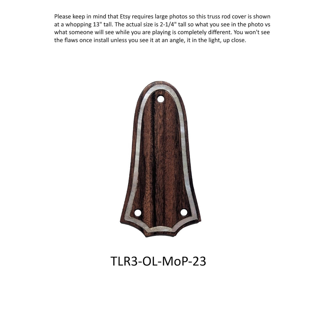 Rosewood Truss Rod Cover for Taylor Guitars – Mother of Pearl Inlay