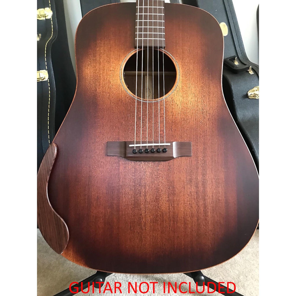 Slim Natural Wood Acoustic Guitar Armrest, Handmade Soft Curve Ergonomic Rest
