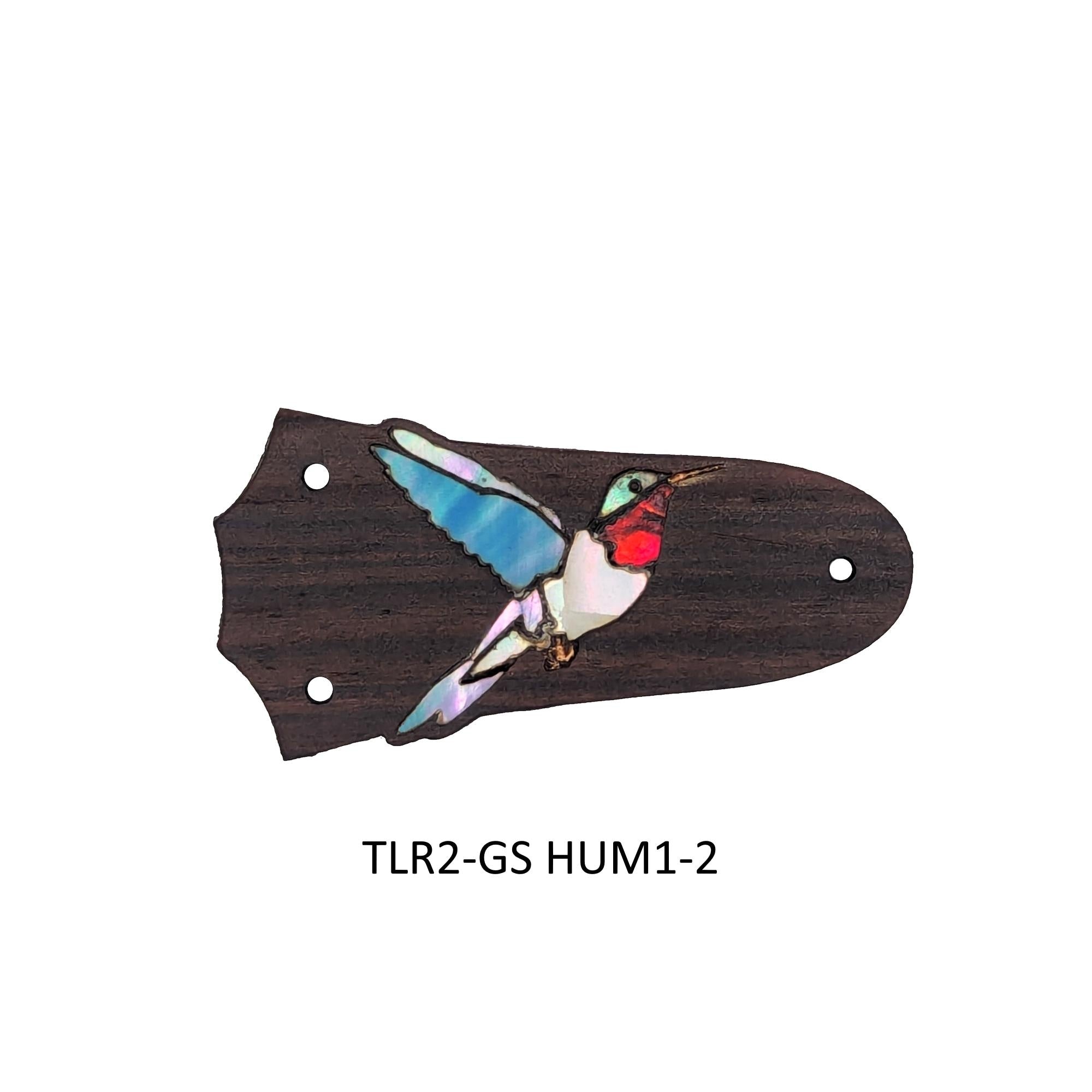 Travel & Taylor GS Mini Guitar Pickguard – Rosewood Hummingbird Abalone Inlay