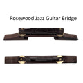Archtop Guitar Bridge: Rosewood, Ebony, or Boxwood with Brass Hardware
