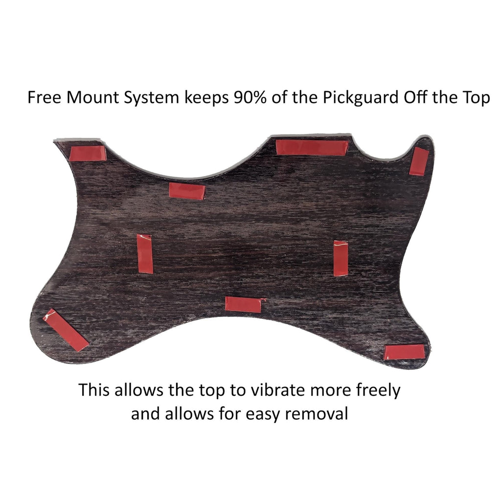 Fender Acoustasonic Telecaster Pickguard | Tortoise, Mahogany, Rosewood Style | Guitar Protection & Custom Acoustic Part