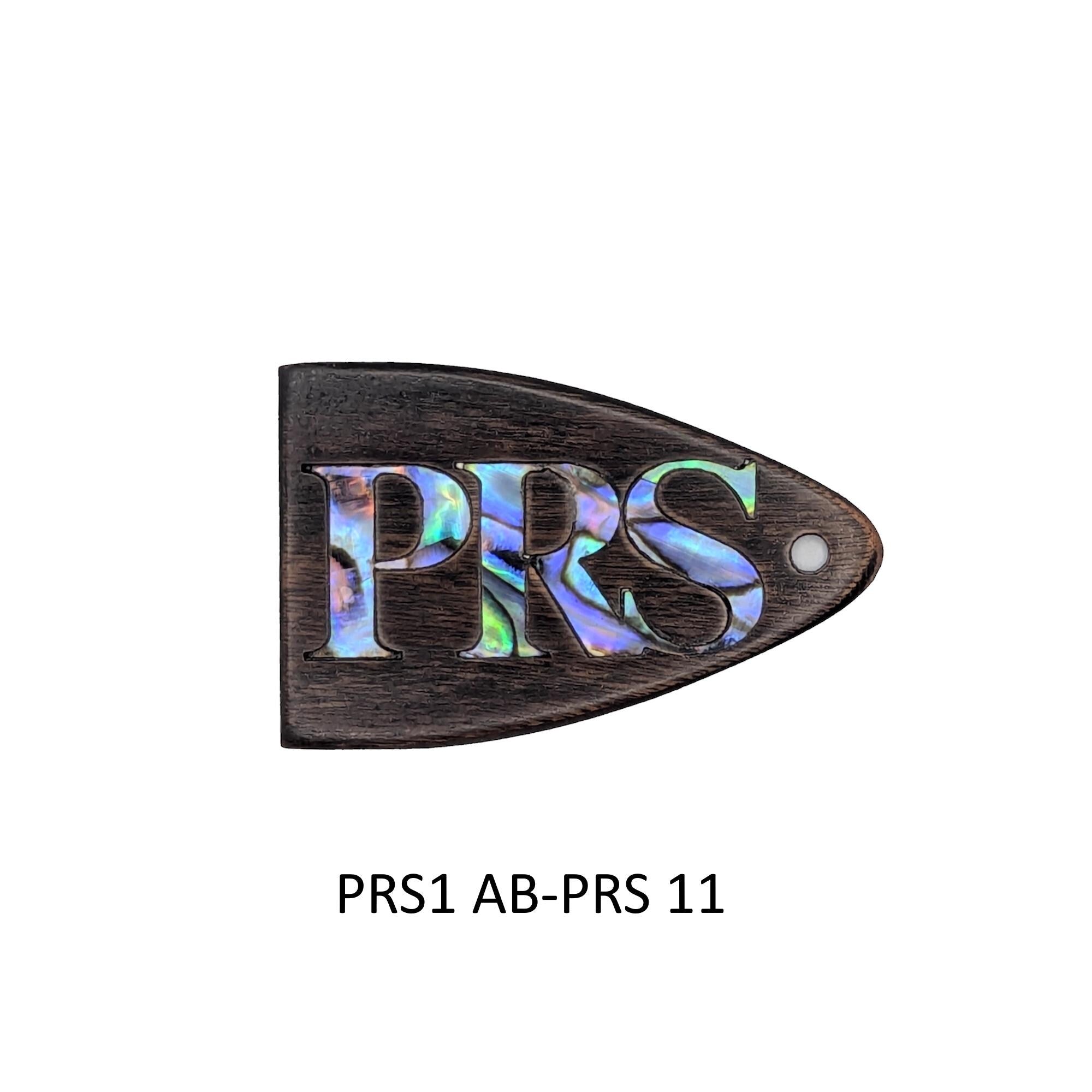 PRS Guitar Truss Rod Cover with White Mother of Pearl or Colorful Abalone Inlay
