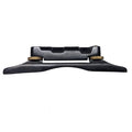 Pro Series Ebony Mandolin Bridge Adjustable Compensated: Solid Brass Hardware, Unslotted Saddle