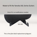 Yamaha Silent Guitar Pickguard | Black with Gold Logo